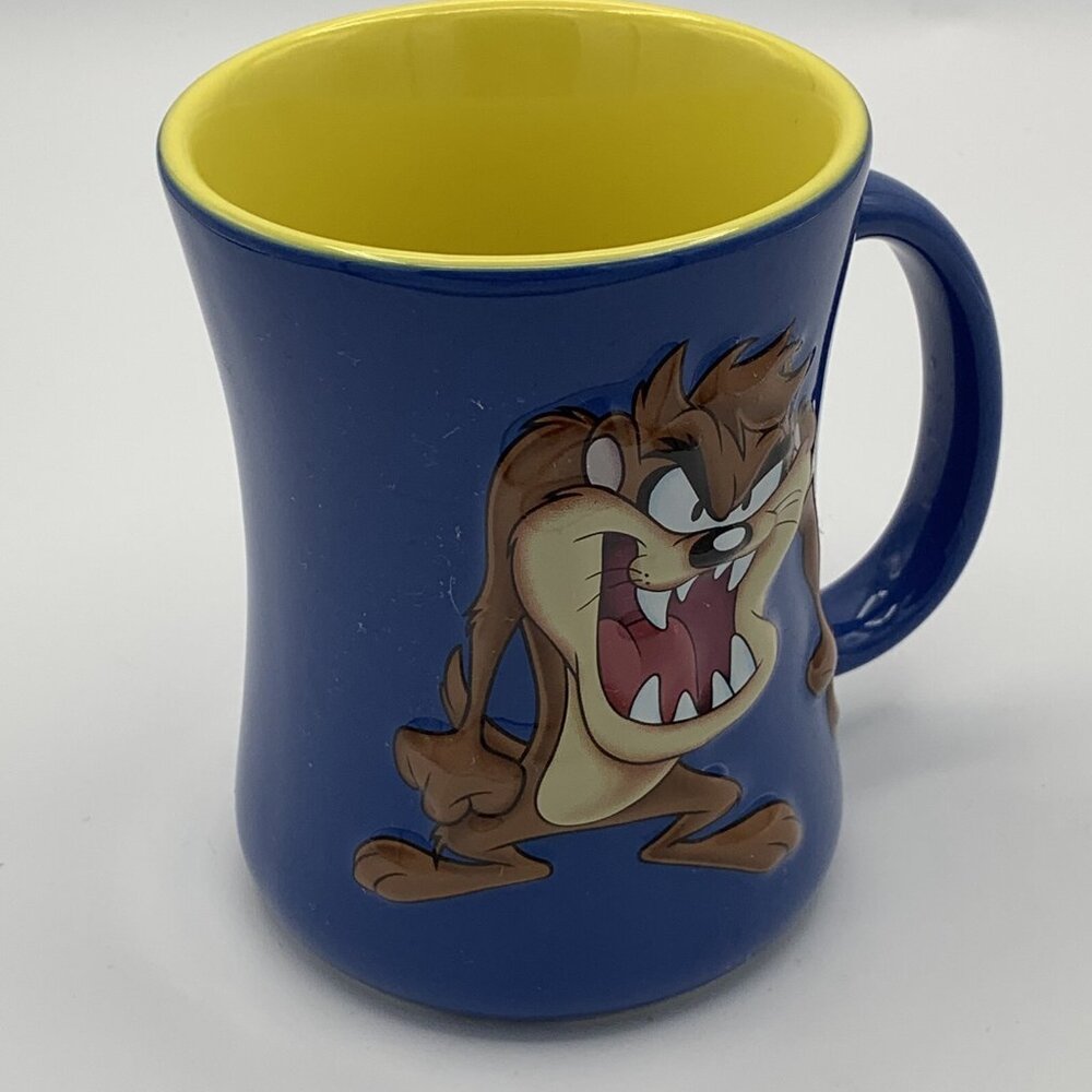 Looney Tunes 3D Taz Mug by Xpress Purple 2005 Warner Bros